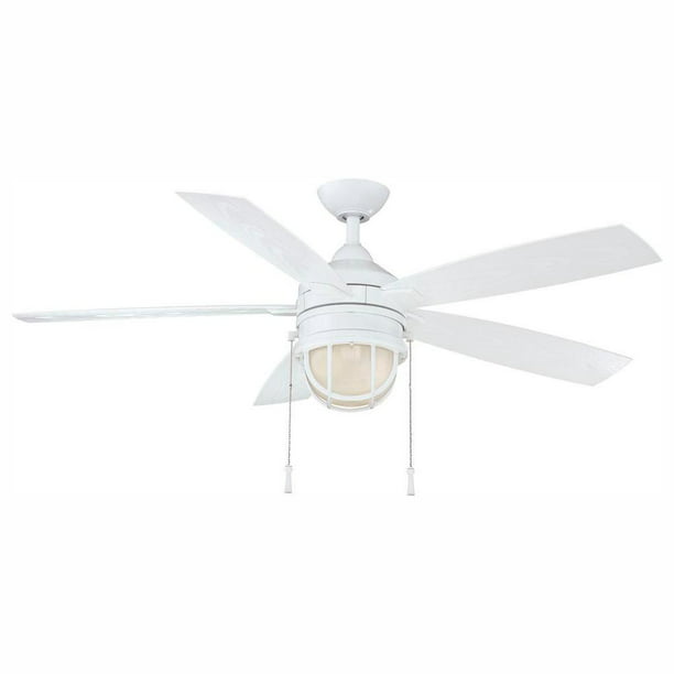 Gazebo 52 In Led Indoor Outdoor White Ceiling Fan With ...