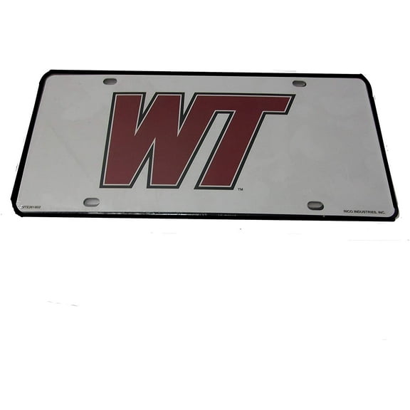 West Texas A&M Buffaloes Metal Auto Tag License Plate, Logo Design, 6x12 Inch