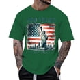 thumbnail image 3 of America 250 Shirt Commemorative T Shirt Anniversary Celebration Soft Casual Graphic Tees Men Green M, 3 of 5