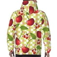 thumbnail image 6 of Bingfone Cherries And Ladybirds Men'S Drawstring Hoodie Long Sleeve Pocket Sweatshirts-X-Large, 6 of 9