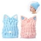 thumbnail image 2 of 2 toallas de microfibra para secar el cabello, bonitas toallas de baño, gorro absorbente ultrasuave para secar el cabello, gorro de baño de secado rápido para mujeres, adultos o niñas., 2 of 8