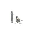 thumbnail image 3 of Homestyles Americana Black Wood Counter Stool, 3 of 5