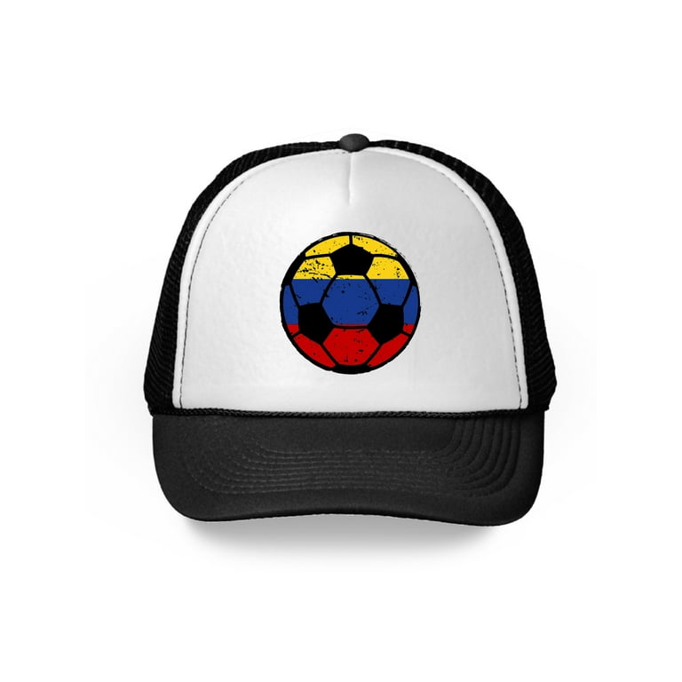 Awkward Styles Colombia Soccer Ball Hat Colombian Soccer Trucker Hat  Colombia 2018 Baseball Cap Colombia Trucker Hats for Men and Women Hat  Gifts from