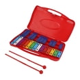 thumbnail image 1 of Colorful Xylophone, Aluminium Portable Kids Xylophone Multifunctional Durable 2 Full Octaves 25 Note  for Early Education, 1 of 7