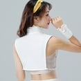 thumbnail image 6 of LoudSung Fake Collar Detachable Half Shirt Blouse False Sleeves Wrist Cuffs Set Elegant Ruffle Design for Women Girls, 6 of 7