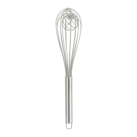 

Mrs. Anderson’s Baking Double Balloon with Aerator Ball Wire Whisk Stainless Steel 12-Inch
