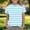 Sky Blue, variant on DJDLJWCJ Girls Short Sleeve Shirts, Girls T Shirts Crewneck Striep Printed Basic T Shirts Girls Summer Tops Purple 7-8T