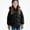 Black, variant on Teylalorva Girls Outerwear Jackets Reversible Fleece Lined Hooded Puffer Coat Warm Winter Outdoor Coat(1-12) Black Size 3T