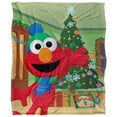 thumbnail image 2 of Sesame Street Furry Friends Forever Elmo Christmas Tree Kids Silky Touch Blanket, 50'x60', 2 of 6