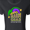 thumbnail image 4 of Inktastic Mardi Gras New Orleans Louisiana Jester Hat Women's T-Shirt, 4 of 5