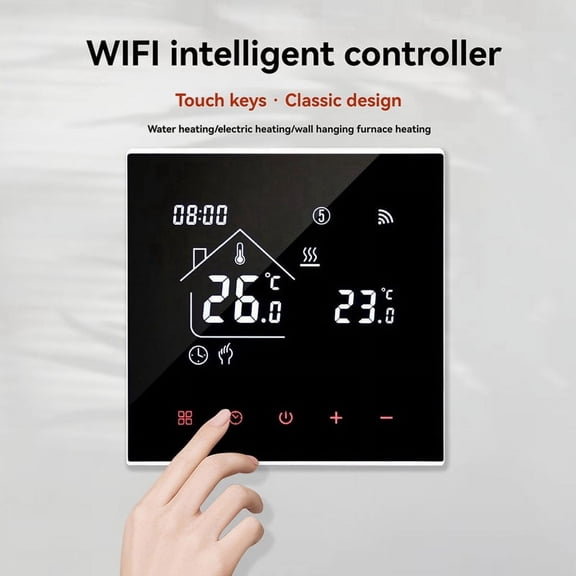 Tuya Warm Floor Thermostat 16A Smart WiFi Temperature Controller Water Heating Thermostat of Remote Control for Home A