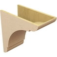 thumbnail image 5 of 12"W x 24"D x 24"H Classic Olympic Rough Cedar Woodgrain TimberThane Corbel, Primed Tan, 5 of 6