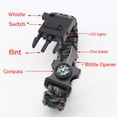 thumbnail image 5 of Pulsera de emergencia silbato de Lound resistente multifuncional Universal 5 en 1 pulsera de Paracor Otros, 5 of 5