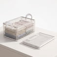 thumbnail image 4 of Caja organizadora de tela plegable con contenedor impermeable para ropa,ideal para armarios,estantes,apilable y plegable.Solución de organización para el hogar para mantas,toallas y ropa de, 4 of 7