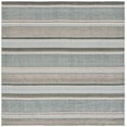thumbnail image 2 of SAFAVIEH Cabo Kensington Striped Area Rug, Black/Light Blue, 7' x 7' Square, 2 of 7
