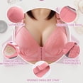thumbnail image 4 of S LUKKC LUKKC Front Close Shaping Wirefree Bras for Women Plus Size Post-Surgery Front Closure Brassiere Comfort Full-Coverage Bralette Wireless Adjustable Bra Everyday Underwear Clearance!, 4 of 9