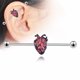 thumbnail image 3 of 1 Uds mujer señora fresa Acero inoxidable oreja Pin oreja pendiente Piercing joyería, 3 of 8