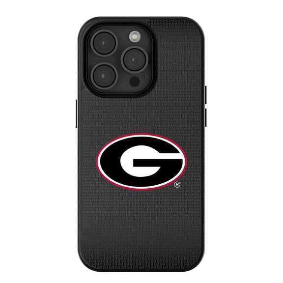 Georgia Bulldogs Linen Logo iPhone Magnetic Bump Case