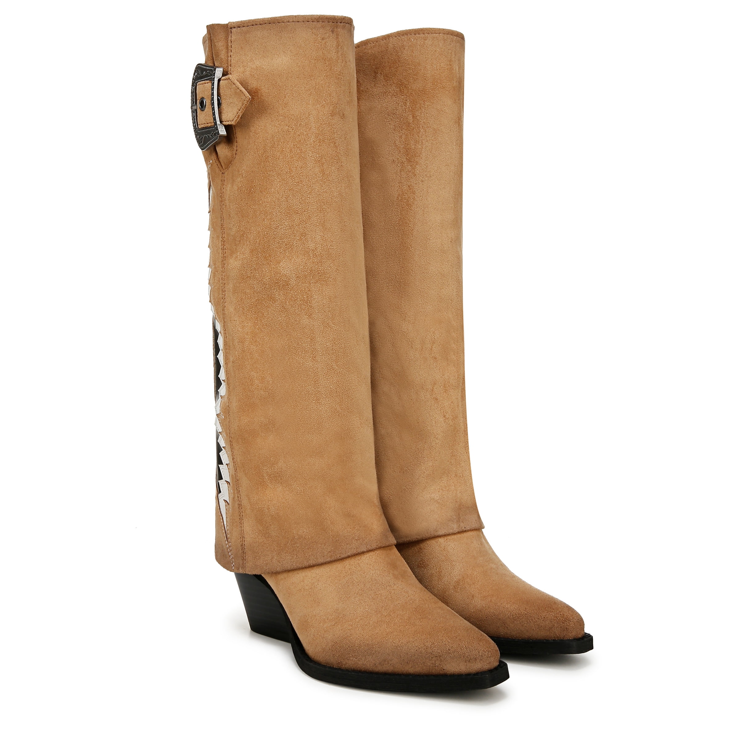【PORTERNA】Ruen suede boots Zodiac Womens Rowena-Wings Zip Tall Western Boots - Walmart.com