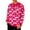 Hot Pink, variant on FAWUUDO Mens Valentines Day Printed Crewneck Sweatshirt Long Sleeve Pullover Casual Graphic Romantic Holiday Gift Cozy Comfortable Hot Pink L