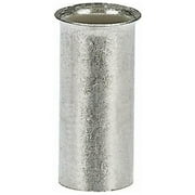 Panduit Ferrule, 6 AWG, Non-Insul, 19/32in., PK250 F84-15-TL