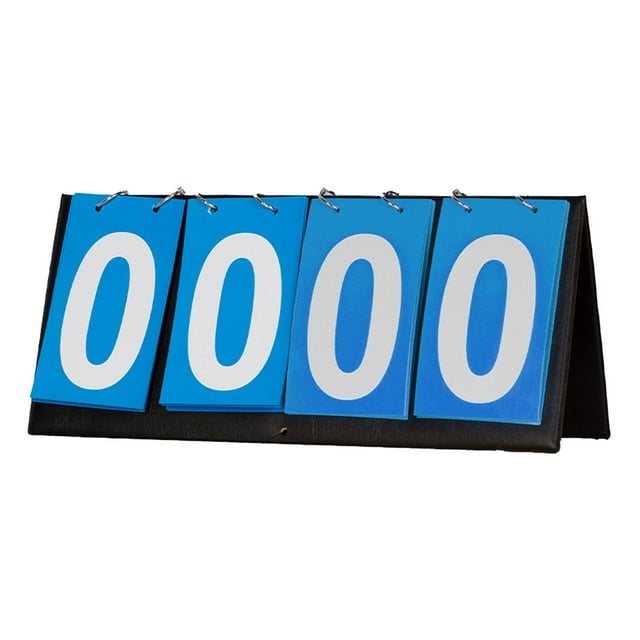 Langgg Baseball Multi Sports Score Flip Scoreboard Easy To Compact For Indoor Competitions Sports Scoreboard Compact Size Blue