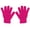 Hot Pink, variant on Womens Gloves Stretch Knit Winter Warm Touch Screen Gloves Unisex Multiple Color Casual Daily Look