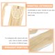 thumbnail image 3 of UPGRATOR Extensión De Recto Sintética Ponytail Para Cosplay Y Fotografía En Amarillo, 3 of 6
