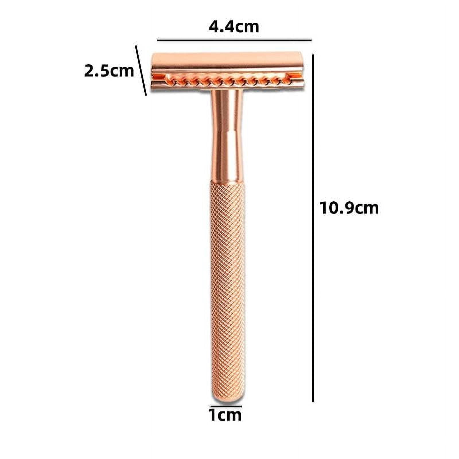 Solara Razor, Solara Safetyedge Razor, Shaver Manual Stainless Steel, Manual Shaver Safety Razor, Reusable Razor, Manual Shaver for Men and Women