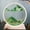 Green GN, variant on Xecvkr Moving Sand Art Picture Round Glass 12in Large Hourglass Liquid Flowing Sand Desktop Home Office Decor Mood Natural Scene Rotation Frame 50ml 1pc