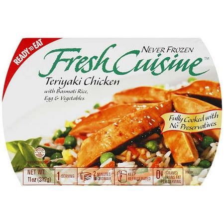 Fresh Cuisine: Teriyaki W/Basmati Rice Egg & Vegetables Chicken, 11 oz