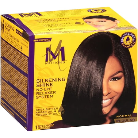 Motions Normal Silkening Shine No-Lye Relaxer System (Best Relaxer For Thick Curly Hair)
