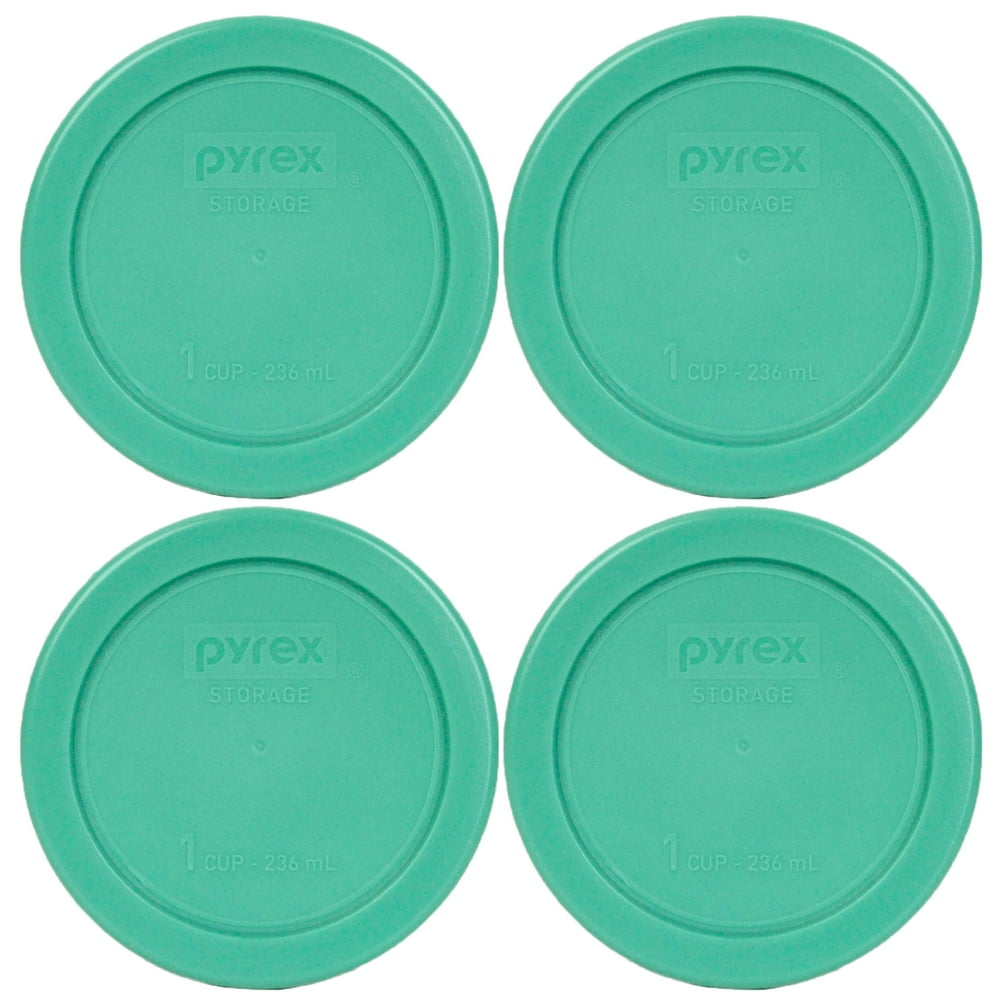 Pyrex Replacement Lid 7202PC Green Round Cover (4Pack) for Pyrex 7202