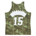 thumbnail image 3 of Men's Mitchell & Ness Vince Carter Camo Toronto Raptors Hardwood Classics 1998/99 Ghost Green Swingman Jersey, 3 of 4