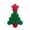 Green, variant on White Snow Christmas Ball Ornaments, Soft Plush Xmas Hanging Pendants, Winter Festival Decor, Versatile Ornament for Christmas Tree, Window & Wreath Decoration (2.56*4.53in)