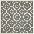 thumbnail image 2 of SAFAVIEH Chatham Diego Geometric Wool Area Rug, Dark Gray/Ivory, 3' x 3' Square, 2 of 11