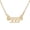 Gold6, variant on Necklaces & Pendants Jewelry Stainless Steel Women Light Luxury Angel Number Pendant Necklace 000 999 Butterfly (Gold7 )
