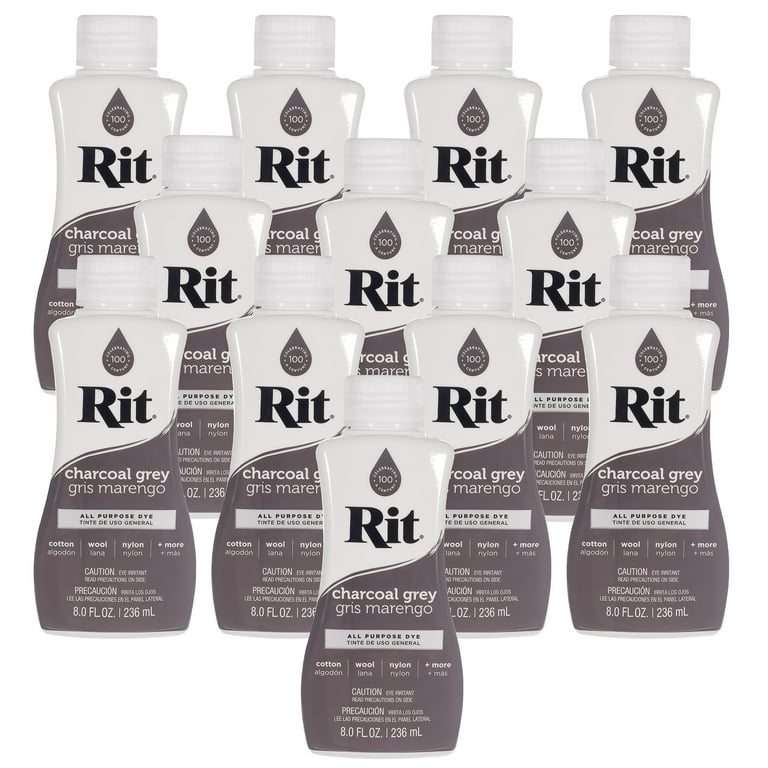 Rit Dye  All-Purpose 8 oz Liquid 12-Pack Case – Black 