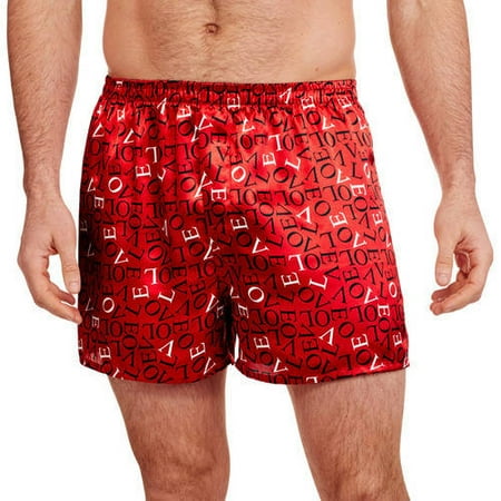 Men's Valentine's Day Print Boxers - Walmart.com