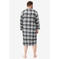 thumbnail image 4 of KingSize Men's Big & Tall Plaid Flannel Nightshirt, 4 of 6