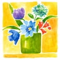 thumbnail image 3 of Nan 15x15 Black Modern Framed Museum Art Print Titled - Sunny Day Bouquet III, 3 of 5