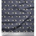 thumbnail image 1 of Soimoi Cotton Duck Fabric Basset Hound Dog Printed Craft Fabric by The Yard 42 Inch Wide, 1 of 3