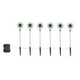 thumbnail image 1 of Halloween Battery Operated Six Eyeball Ground Plug Light Set – Outdoor Decor for Courtyard, Garden or Porch, 1 of 3