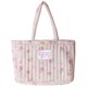 thumbnail image 1 of A-2115# Bolso mano versátil floral gran capacidad algodón para mujer (Rosa L) rosa talla, 1 of 9