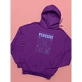 thumbnail image 3 of Perceive Vectors Techno Style Hoodie Women -Image by Shutterstock, Female Large, 3 of 4