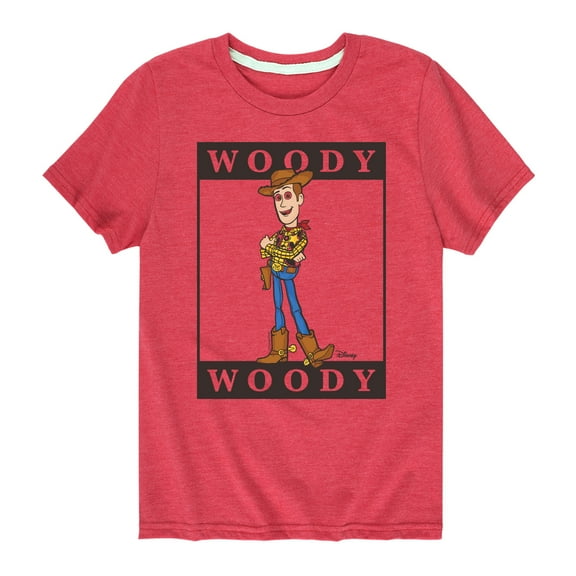 Toy Story 4 - Type Block Woody - Toddler & Youth Short Sleeve Graphic T-Shirt