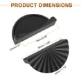 thumbnail image 2 of Uxcell Cabinet Pull Handles, Zinc Alloy Modern Drawer Pulls for Kitchen Cupboard Dresser Cabinet Hardware Black, 2 of 7