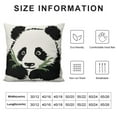 thumbnail image 5 of Nawypu  Panda Love Bear Throw Pillow Cover, Panda Lover Gifts for Women Girls Kids, Double Sided  Panda Bear Pillow Case Panda Themed Room Girls Bedroom Home Sofa Nursery Decor, 5 of 5