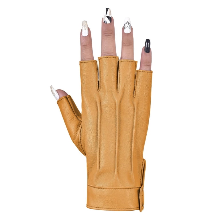 womens leather dress gloves HELIDA Winter Fashion Gloves for Women Genuine Sheepskin Leather Warm Cashmere Lining Lace Bow Design Touchscreen Windproof Driving Gloves at Amazon Women's Clothing store