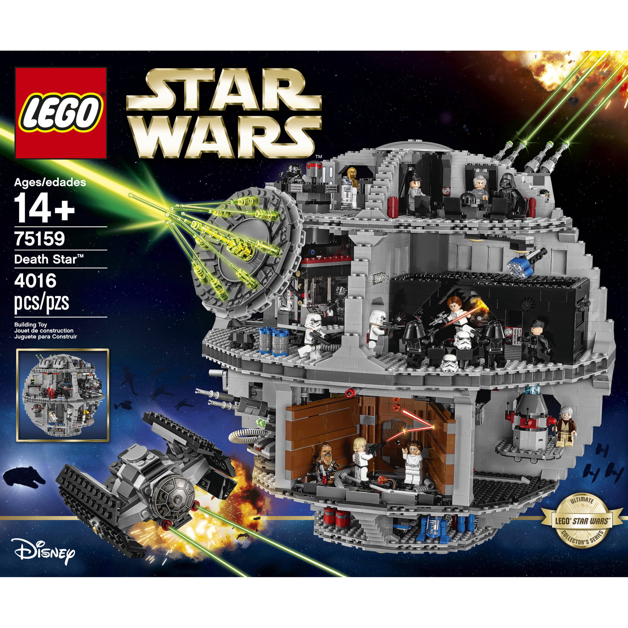 th Udled udvande LEGO Star Wars Death Star 75159 Collectbile Building Set - Walmart.com